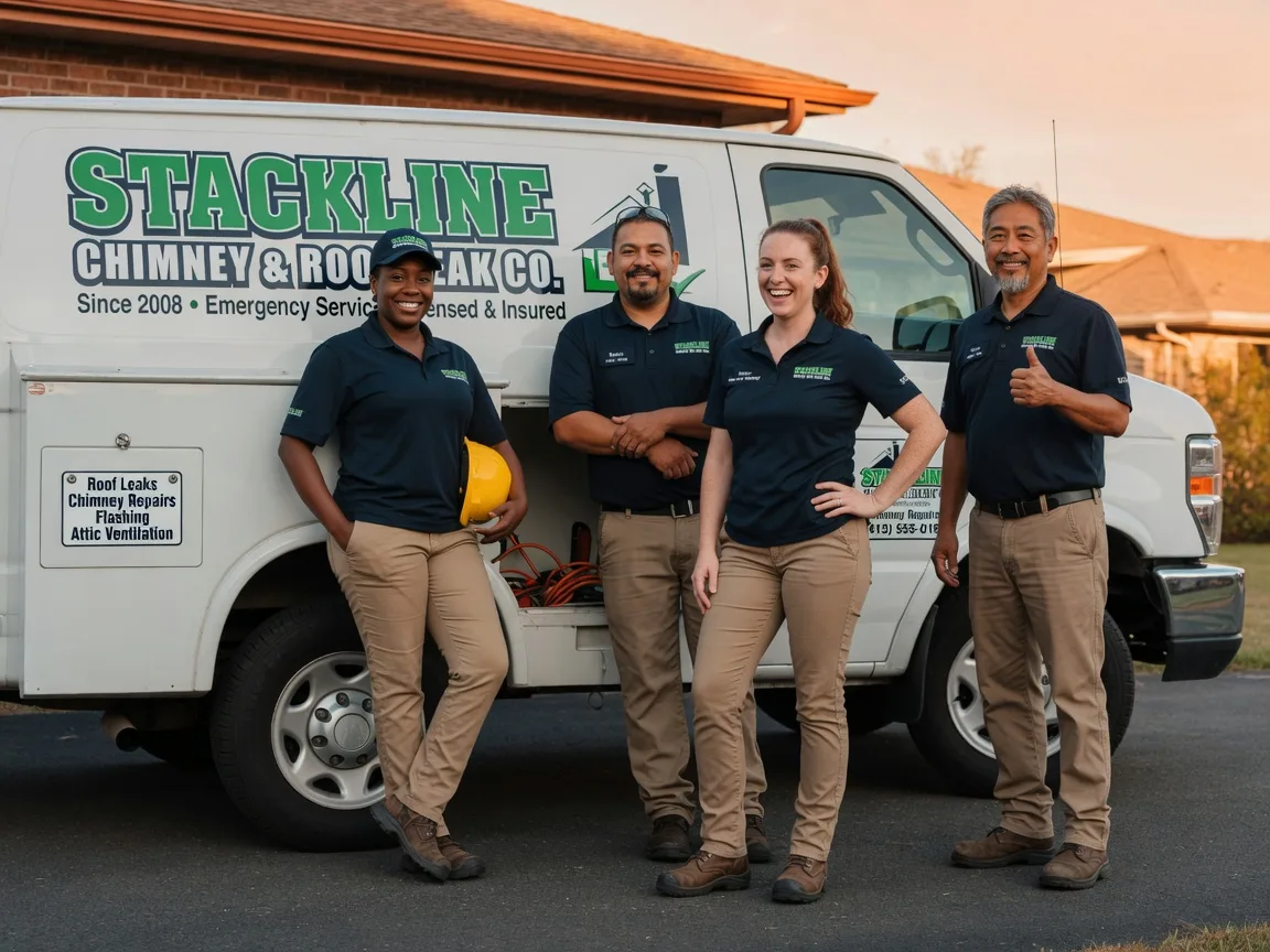 Chimney flashing repair company in Lamont, MI